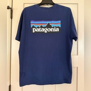 Patagonia Men's Navy Short Sleeve Tee